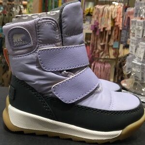 Baby Sorel Whitney Strap Purple/Gray Multiple Sizes